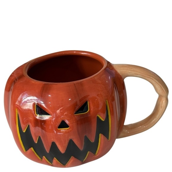 Disney Tim Burton Nightmare Before Christmas 22 ounce Jack o Lantern Pumpkin Mug - Picture 7 of 7